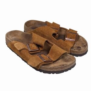 Birkenstock Arizona Regular Fit Soft/ Footbed Mink Women's US 7 N, EU 38